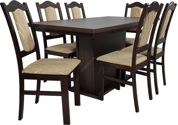 Krzesła Paso z nowoczesnym stołem Rubin (1)