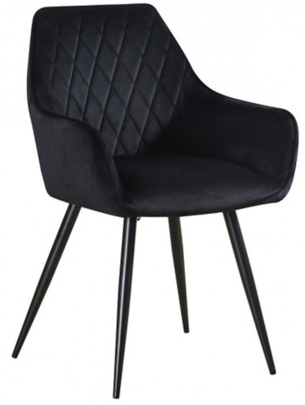 Nowoczesne krzesło Carbo velvet (1)