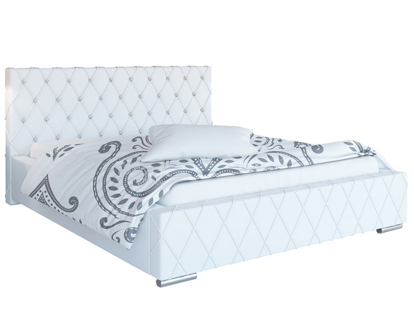 Łóżko tapicerowane ARAL +POJEMNIK+STELAŻ (1)