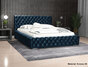 Łóżko tapicerowane CHALI+POJEMNIK+STELAŻ (2)