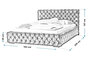 Łóżko tapicerowane CHALI+POJEMNIK+STELAŻ (12)