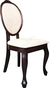 Klasyczne tapicerowane krzesło Lugo ludwik  (2)