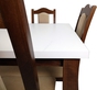 Biały zestaw Paso ze stołem kant 100x70 (5)