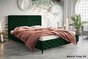 Łóżko tapicerowane CHALI skandi +STELAŻ (2)