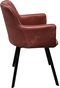 Nowoczesne krzesło VIKA różowe (3)